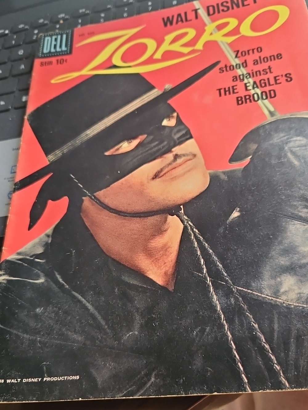 Dell Comic Book , Walt Disney's Zorro, #960, 1958